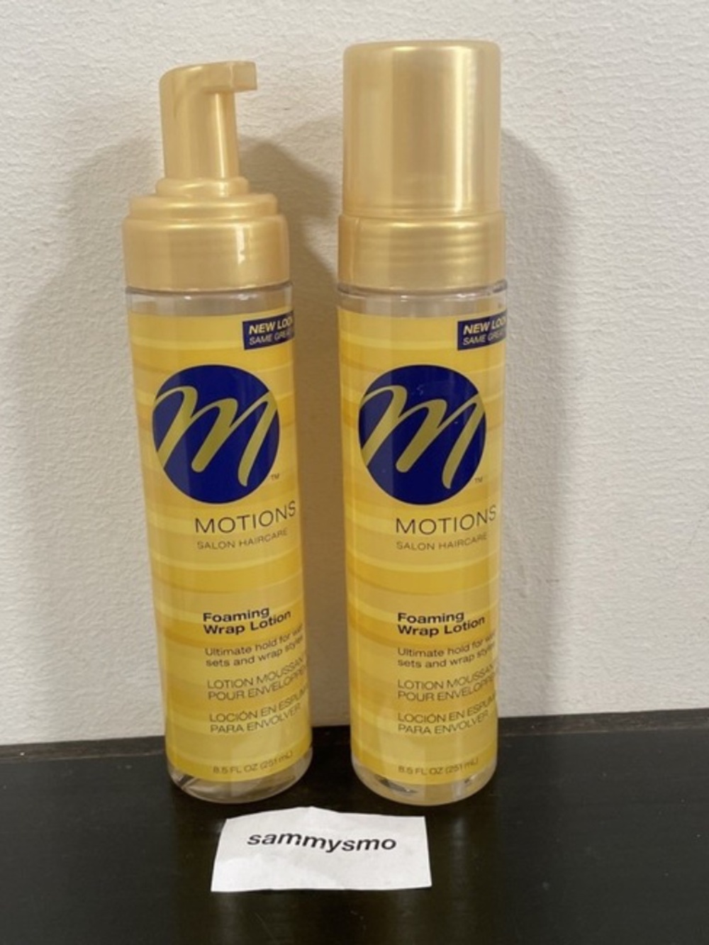 Motions Foaming Wrap Lotion 8.5 oz (HTF) x2